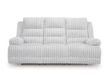Rhines Falls Alloy Power Reclining Sofa and Loveseat (Online Special Price) - Ornate Home