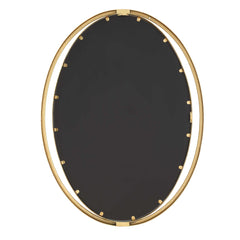 Rhodes Gold Oval Mirror - Ornate Home