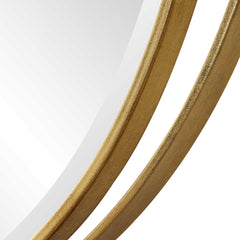 Rhodes Gold Round Mirror - Ornate Home