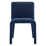 Rhodes Navy Fabric Upholstered Dining Chair