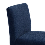 Rhodes Navy Fabric Upholstered Dining Chair