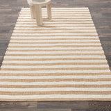 Rhodes Stripe Natural/Ivory Rug - Ornate Home