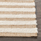 Rhodes Stripe Natural/Ivory Rug - Ornate Home