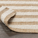 Rhodes Stripe Natural/Ivory Rug - Ornate Home