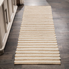 Rhodes Stripe Natural/Ivory Rug - Ornate Home