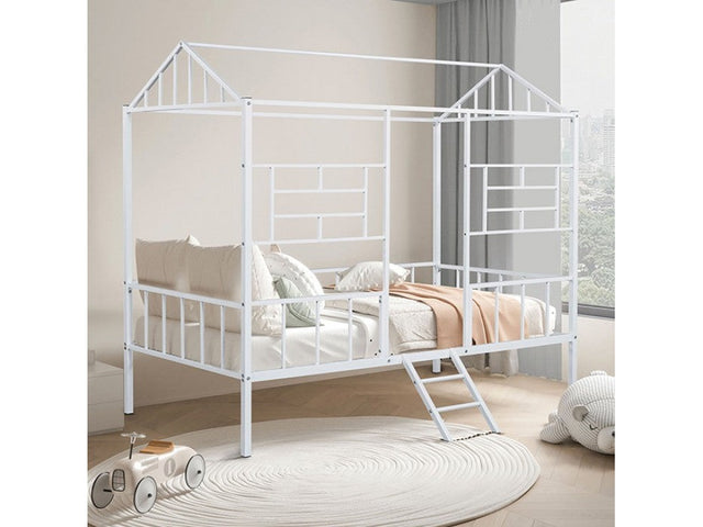 Rhonda White Twin Bunk Bed - Ornate Home