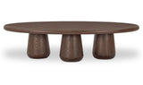 Rhone Dark Brown Coffee Table - Ornate Home