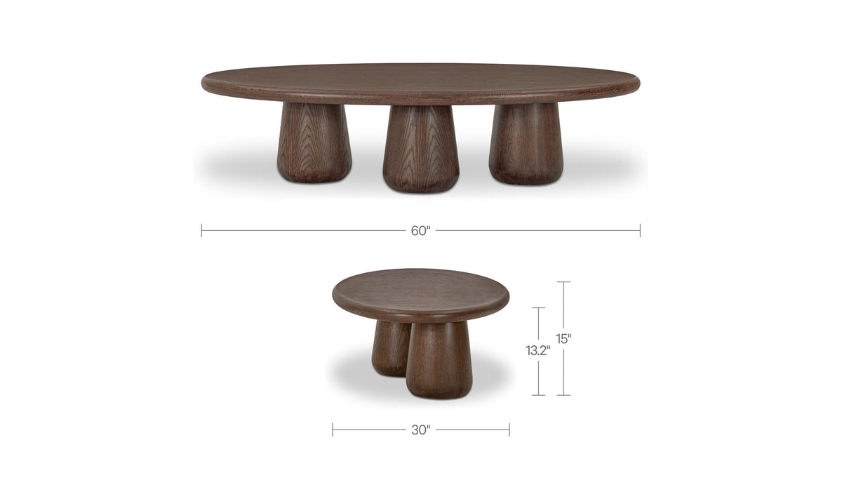 Rhone Dark Brown Coffee Table - Ornate Home