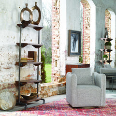 Rhordyn Woodtone Industrial Etagere - Ornate Home
