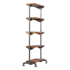 Rhordyn Woodtone Industrial Etagere - Ornate Home