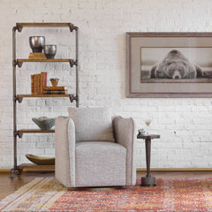 Rhordyn Woodtone Industrial Etagere - Ornate Home