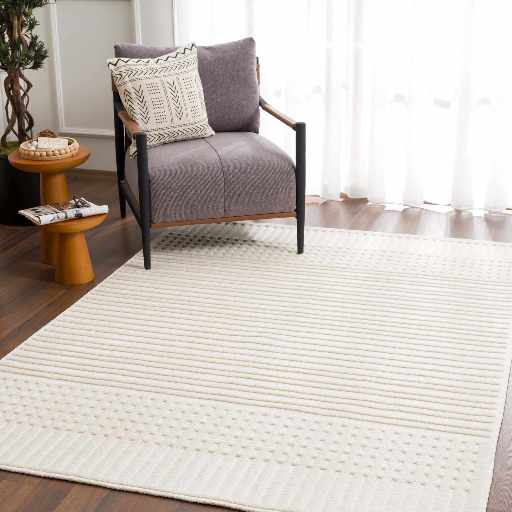 Rhun Washable Area Rug - Ornate Home