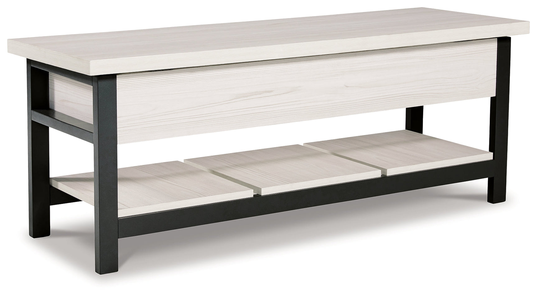 Rhyson White Storage Bench - Ornate Home