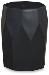 Rhysworth Black Stool - Ornate Home