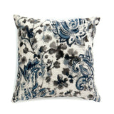Ria Gray/Blue Pillow (Set of 2) - Ornate Home