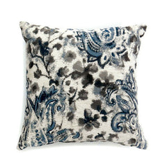 Ria Gray/Blue Pillow (Set of 2) - Ornate Home