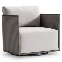 Rialto Dark Brown Outdoor Swivel Chair - Ornate Home