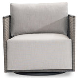 Rialto Dark Brown Outdoor Swivel Chair - Ornate Home
