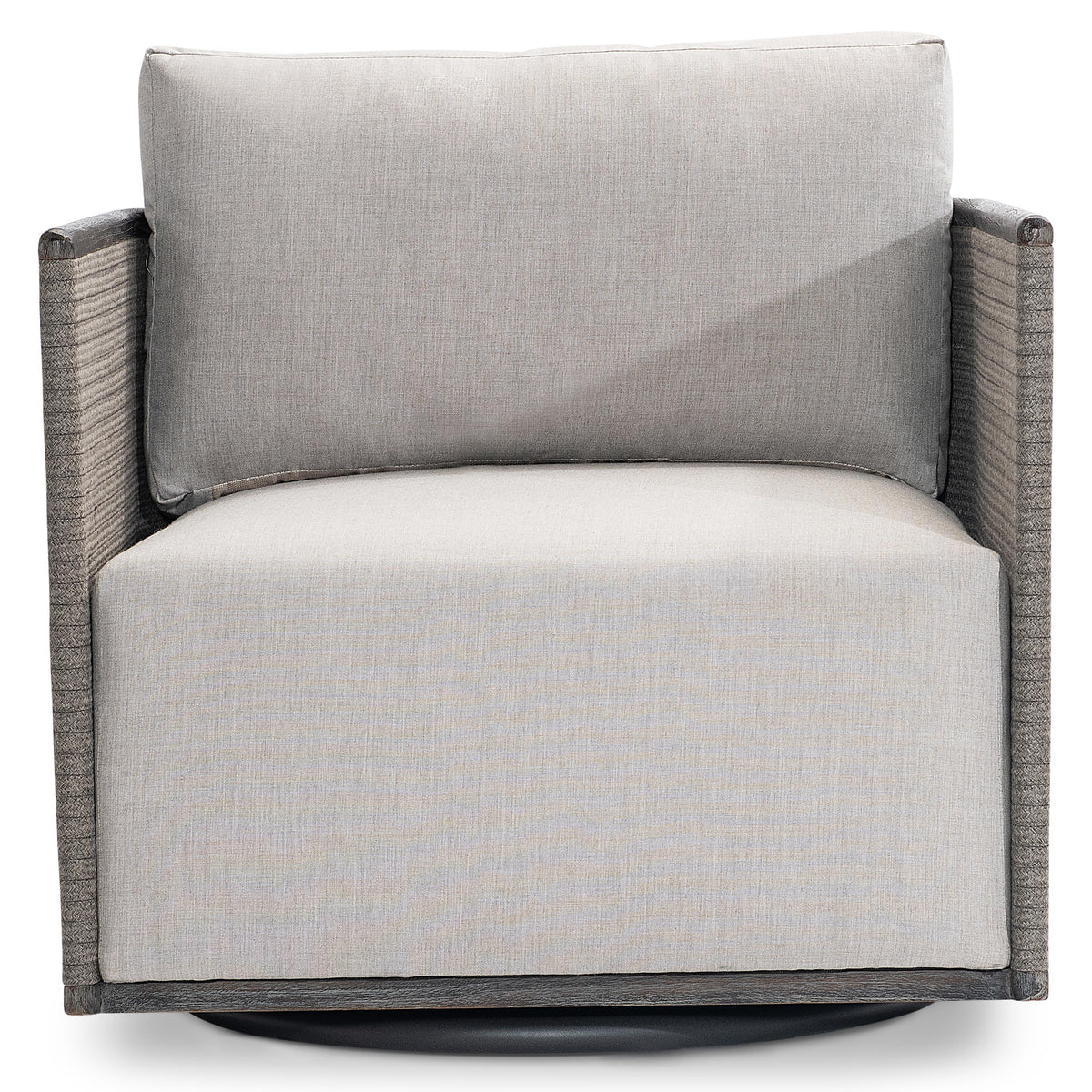 Rialto Dark Brown Outdoor Swivel Chair - Ornate Home