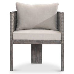 Rialto Smoked Truffle Outdoor Outdoor Arm Chair - Ornate Home