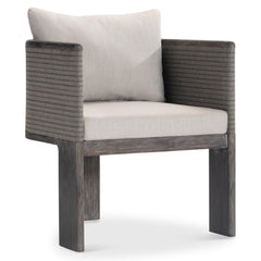 Rialto Smoked Truffle Outdoor Outdoor Arm Chair - Ornate Home