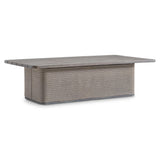 Rialto Smoked Truffle Outdoor Outdoor Cocktail Table - Ornate Home