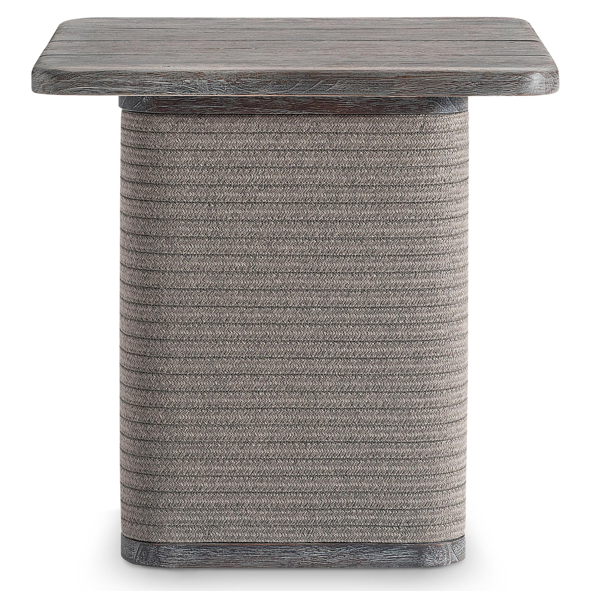 Rialto Smoked Truffle Outdoor Outdoor Side Table - Ornate Home