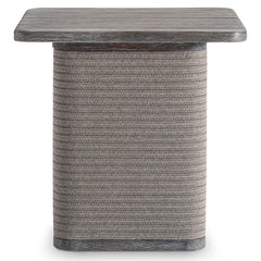 Rialto Smoked Truffle Outdoor Outdoor Side Table - Ornate Home