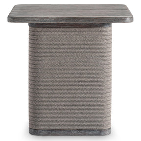 Rialto Smoked Truffle Outdoor Outdoor Side Table - Ornate Home