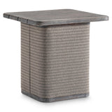 Rialto Smoked Truffle Outdoor Outdoor Side Table - Ornate Home