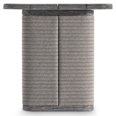 Rialto Smoked Truffle Outdoor Outdoor Side Table - Ornate Home