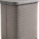 Rialto Smoked Truffle Outdoor Outdoor Side Table - Ornate Home