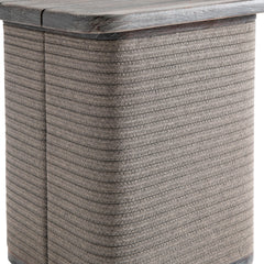 Rialto Smoked Truffle Outdoor Outdoor Side Table - Ornate Home