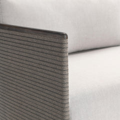 Rialto Smoked Truffle Outdoor Outdoor Sofa - Ornate Home