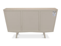 Ribbed Grey Nine Drawer Commode - Ornate Home