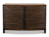 Ribbed Remington Tan Small Sideboard - Ornate Home