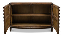 Ribbed Remington Tan Small Sideboard - Ornate Home