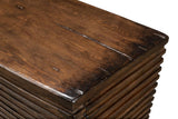 Ribbed Remington Tan Small Sideboard - Ornate Home