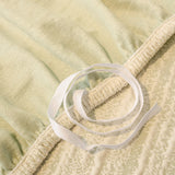 Ribbed Washable Sofa Cover, High Stretch Striped Couch Slipcover with Tie Straps - Ornate Home