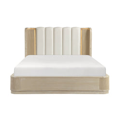 Ribbon Beige 4pc Bedroom Set - Ornate Home