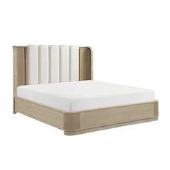 Ribbon Beige 5pc Bedroom Set - Ornate Home