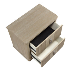 Ribbon Beige 5pc Bedroom Set - Ornate Home