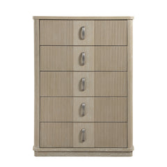 Ribbon Beige 5pc Bedroom Set - Ornate Home