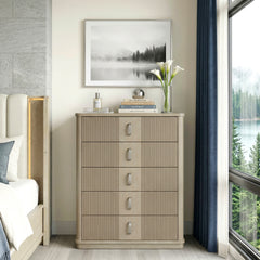 Ribbon Beige Chest - Ornate Home
