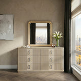 Ribbon Beige Mirror - Ornate Home