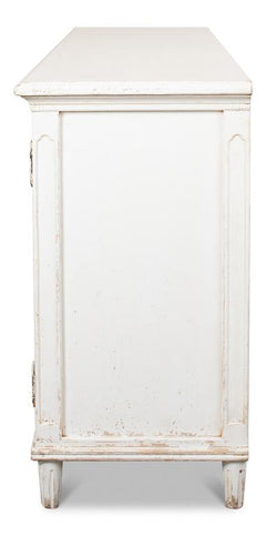 Ribbon White Sideboard - Ornate Home