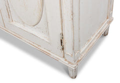 Ribbon White Sideboard - Ornate Home