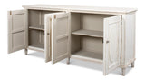 Ribbon White Sideboard - Ornate Home