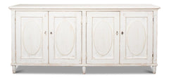 Ribbon White Sideboard - Ornate Home