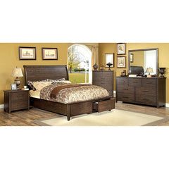 Ribeira Rustic Dark Walnut Cal.King Bed - Ornate Home